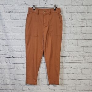 a new day Tan Ankle Cropped Pants Relaxed Fit